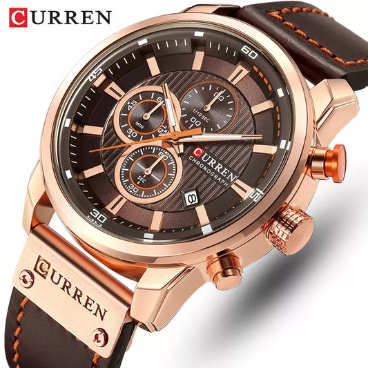 RokstarModern Chronograph Quartz Watches – Sleek, Stylish, and Functional Timepieces for the Modern Man