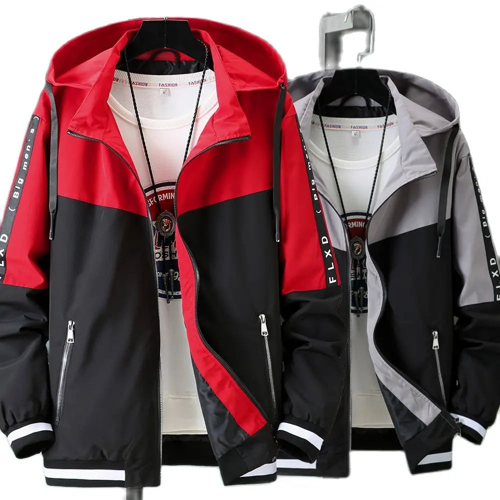 RokstarModern Sports Jacket with Removable Hood – Versatile and Stylish Outerwear