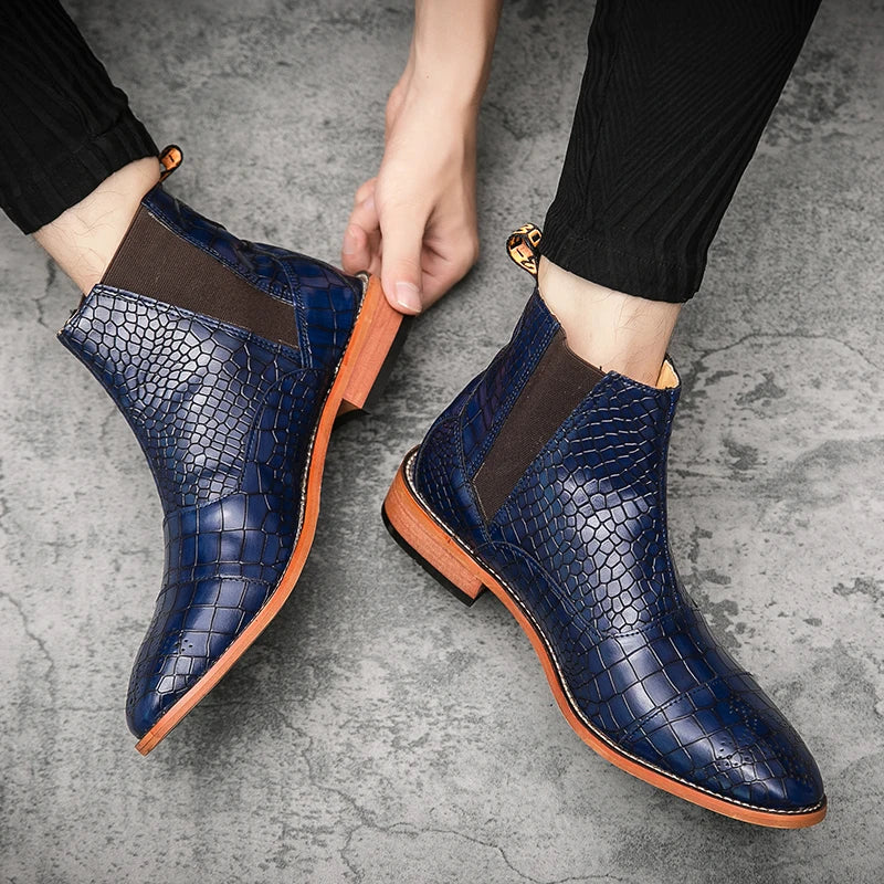 Step Up Your Style: Genuine Leather Lace-Up Handmade Ankle Boots at RokstarModern. Elevate your footwear game with these sleek and durable kicks, crafted for the modern man who values both quality and fashion. Walk with confidence and flair