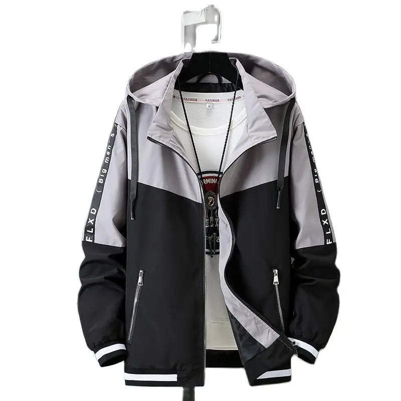 RokstarModern Sports Jacket with Removable Hood – Versatile and Stylish Outerwear