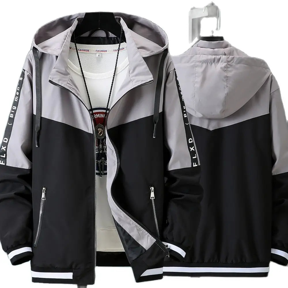 RokstarModern Sports Jacket with Removable Hood – Versatile and Stylish Outerwear