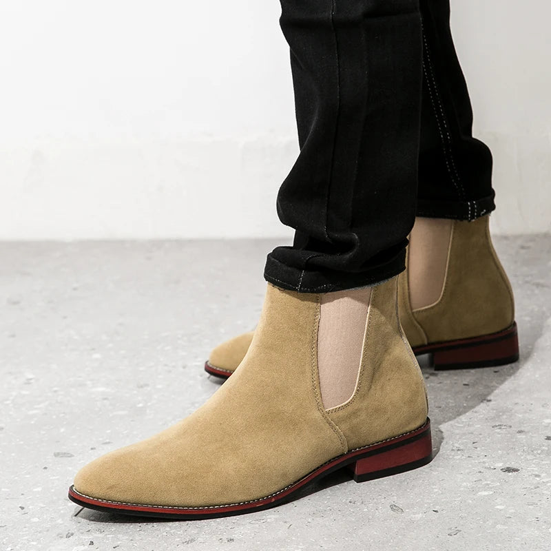 Step Up Your Style: Luxury Leather Slip-on Chelsea Boots at RokstarModern. Elevate your footwear game with these sleek and sophisticated kicks, designed for the modern man who values both comfort and fashion. Step out with confidence and flair