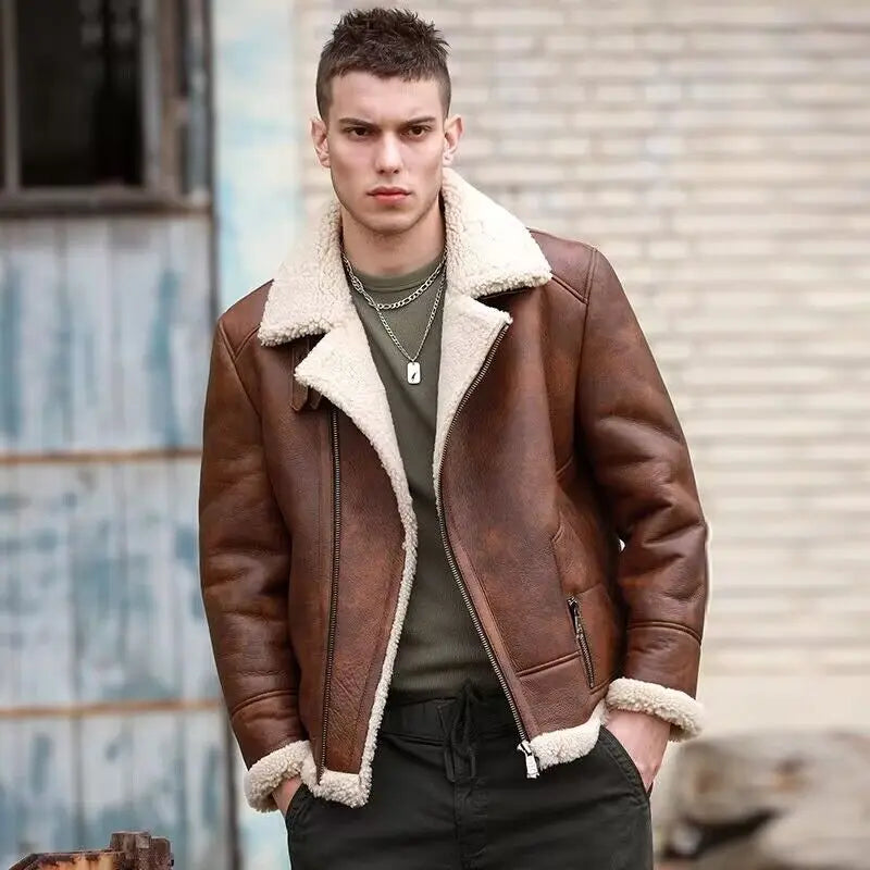 Revive Your Style: Vintage Genuine Leather Sheepskin Jackets at RokstarModern. Elevate your outerwear with these timeless pieces, crafted for the modern man who craves both vintage charm and contemporary flair. Embrace iconic style today