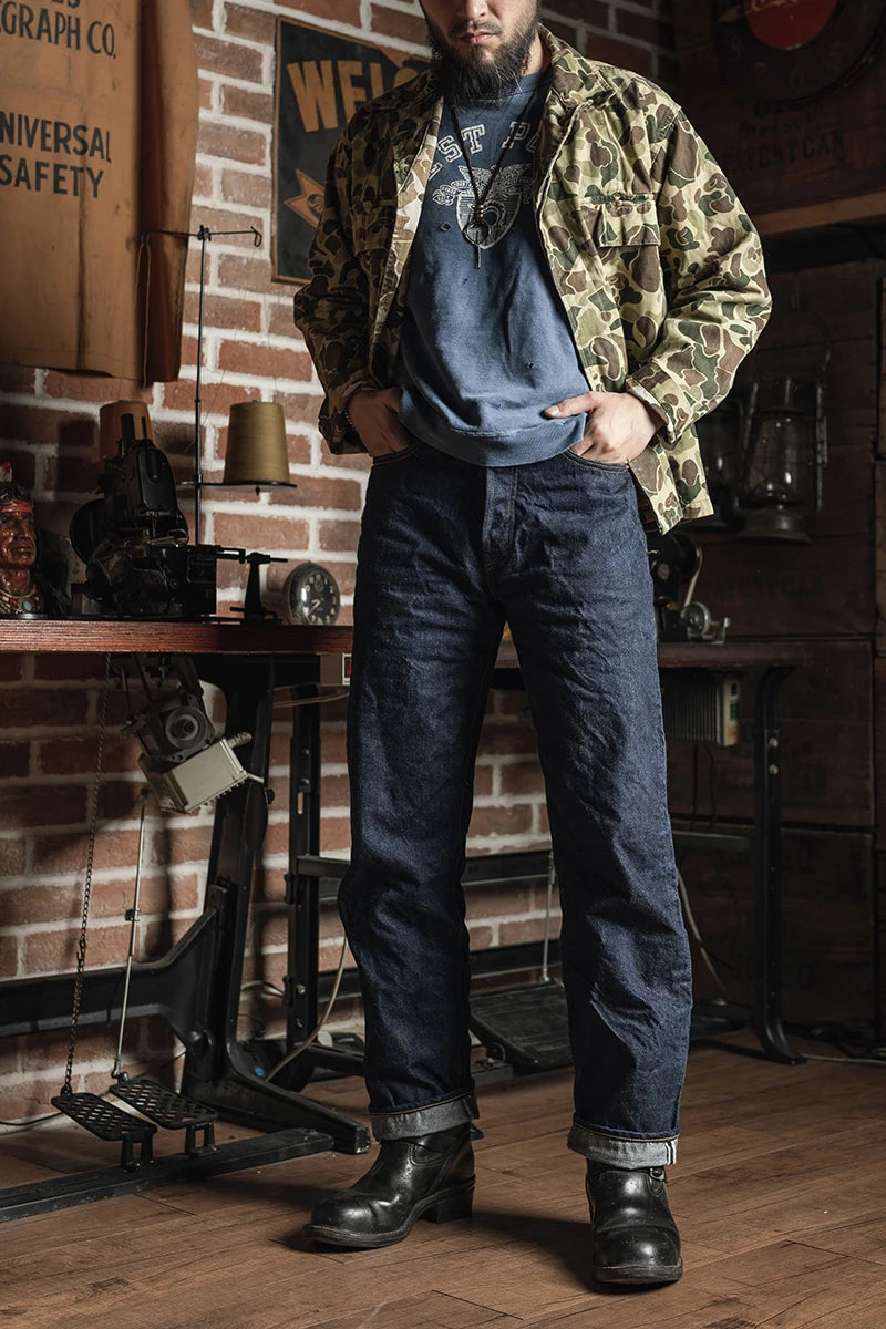 RokstarModern Bronson Jeans Rigid Straight Fit – Timeless, Rugged, and Sophisticated