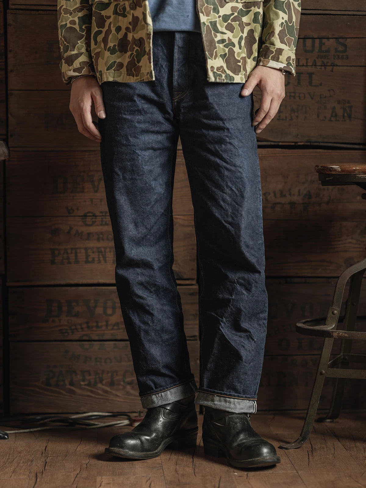 RokstarModern Bronson Jeans Rigid Straight Fit – Timeless, Rugged, and Sophisticated