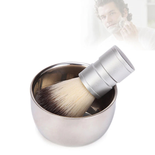 RokstarModern Shaving Brush & Bowl Set – Precision and Style for Your Grooming Routine