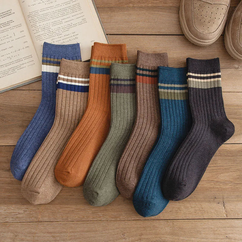 RokstarModern 5 Pairs of Colorful Breathable Socks – Comfortable Essentials for Stylish Steps