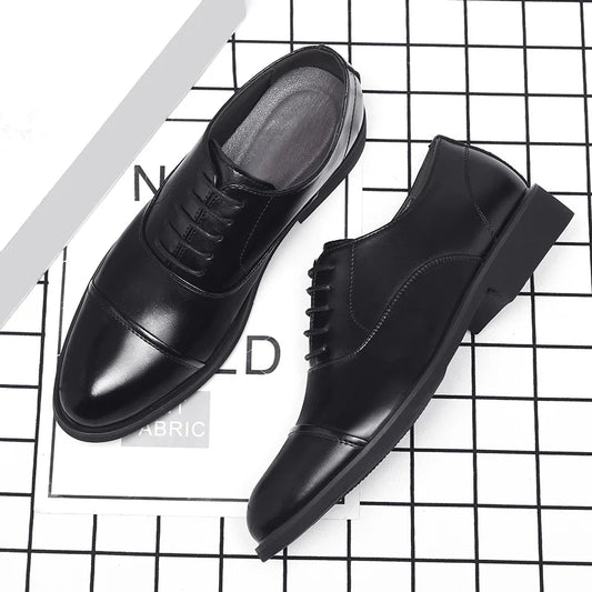 Step up your style game with our Oxford Split Leather Shoes from RokstarModern. Crafted for sophistication and durability, these shoes offer timeless elegance for the modern gentleman's wardrobe, perfect for both formal and casual occasions