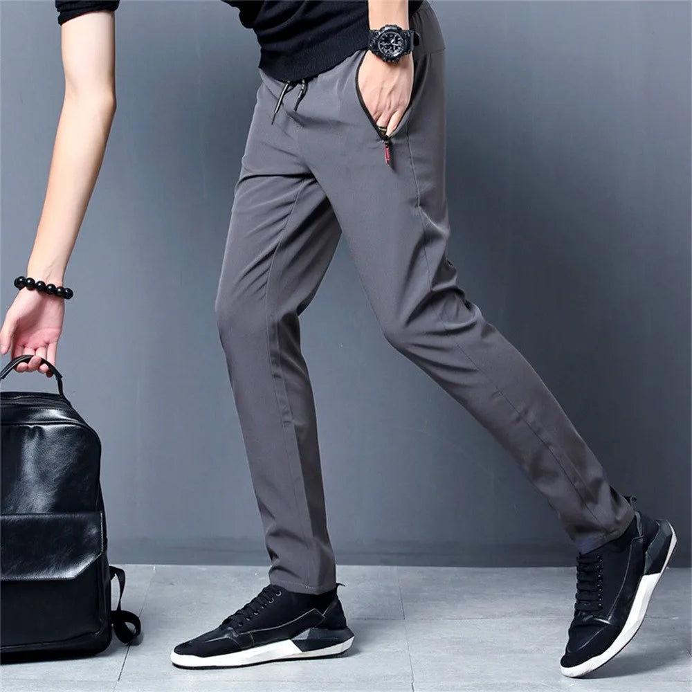 Upgrade Your Look: Business Stretch Slim Fit Pants at RokstarModern! Embrace comfort and style with these versatile trousers. Perfect for work or play, they offer a tailored fit without compromising on flexibility. Elevate your wardrobe today