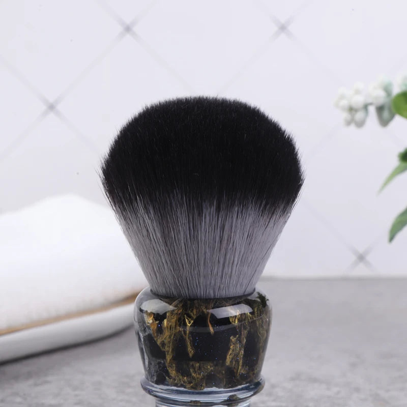 RokstarModern 28mm Synthetic Hair Resin Handle Shaving Brush – Elevate Your Grooming Routine in Style