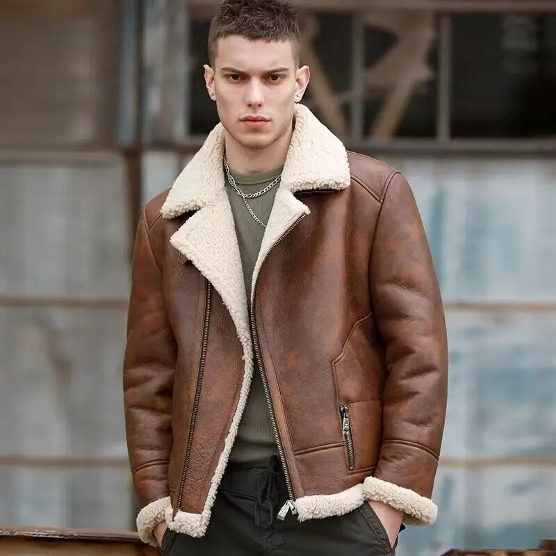 Revive Your Style: Vintage Genuine Leather Sheepskin Jackets at RokstarModern. Elevate your outerwear with these timeless pieces, crafted for the modern man who craves both vintage charm and contemporary flair. Embrace iconic style today