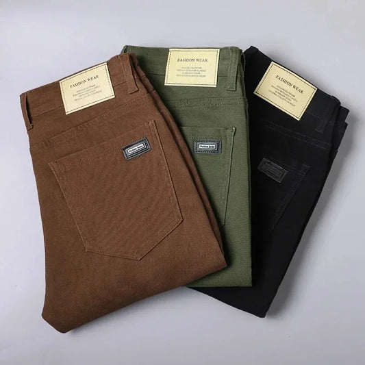 Revamp Your Look: Classic Style Slim Pants at RokstarModern! Elevate your style game with these sleek and tailored pants, designed for the modern gentleman who values both sophistication and comfort. Shop now